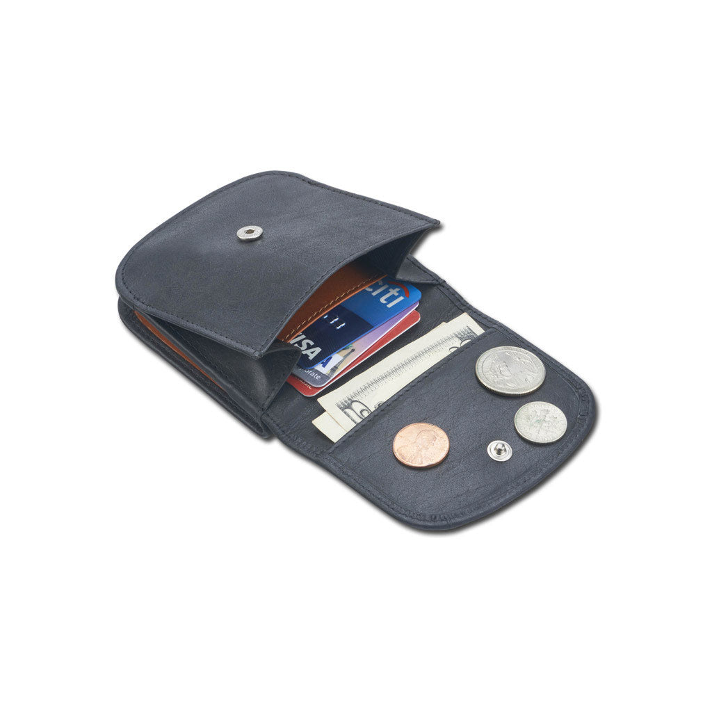 Leather Taxi Wallet-Compact Coin travel Wallet for Men & Women