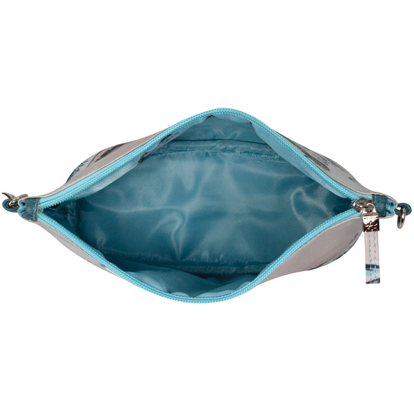 Alicia Klein small crossbody bag, Hokusai Wave, interior view