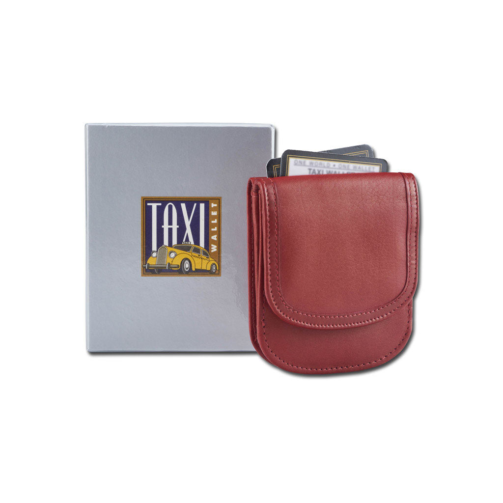 Leather Taxi Wallet-Compact Coin travel Wallet for Men & Women 